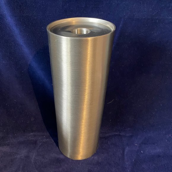 Wingard Brushed Metal Candle Holder - Picture 1 of 12